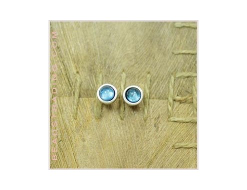 Pendiente redondo Resina...