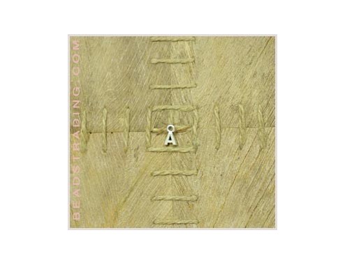 Colgante letra "A" 12mm