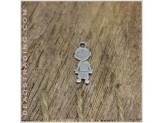 Colgante niño mini 18x8 mm