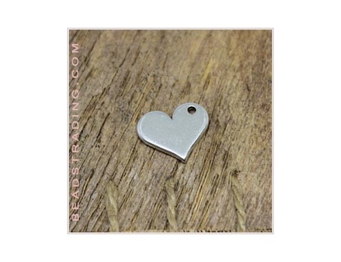 Colgante Corazón liso 18x15 mm