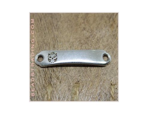 Chapa dibujo buho 41 x 9 mm...