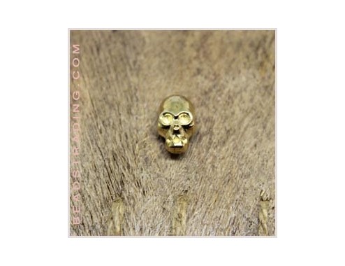 Tachuela Calavera latón 10...