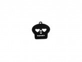 Colgante calavera negra 34 mm