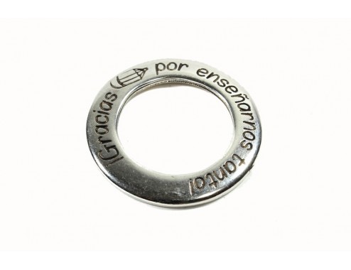 Anilla Zamak baño plata...