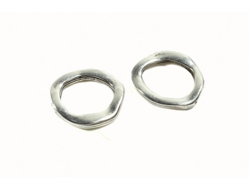 Arandela Zamak baño plata...