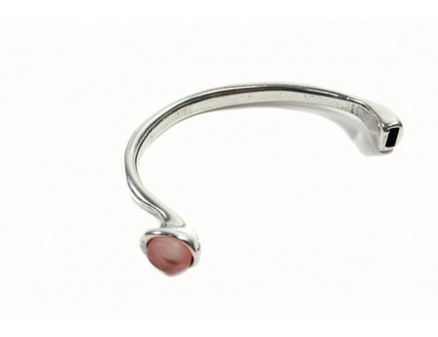 Media pulsera Resina Rosa...