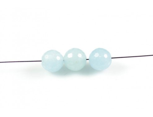 Tira de piedra Aguamarina...