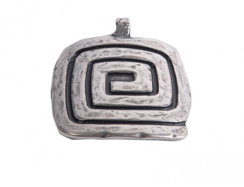 Colgante espiral cuadrado 52mm