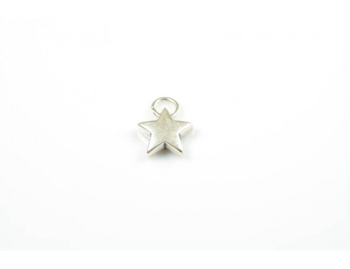 Colgante estrella lisa 24mm