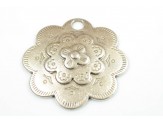 Colgante flor 65mm labrada