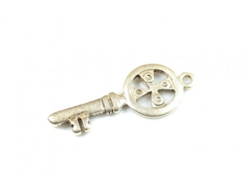 Colgante llave  con cruz