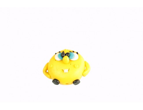 Colgante fimo 3D esponja 20mm