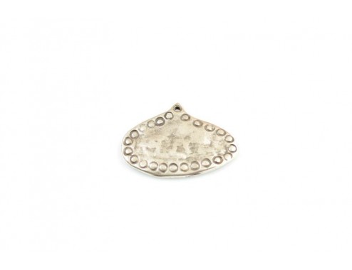 Colgante oval machacado...