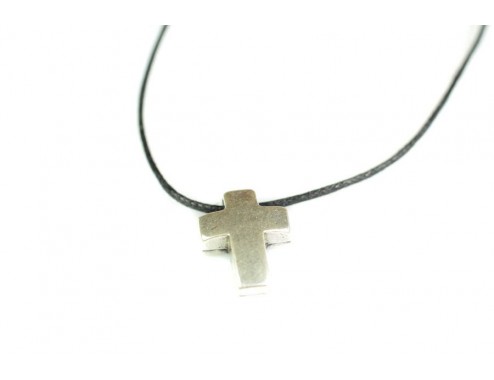 Colgante cruz lisa 15x13mm...