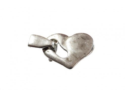 Cierre corazón 32x25mm paso...