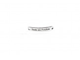 Pulsera frase (Todo es...