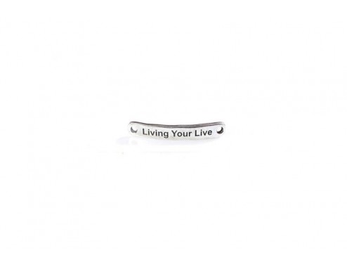 Pulsera frase (Living your...