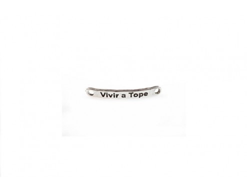 Pulsera frase (Vivir a...