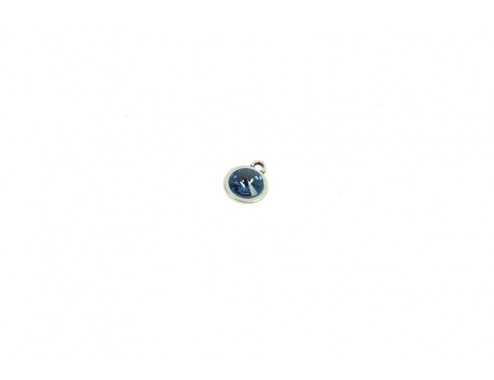 Colgante Zamak baño plata y...