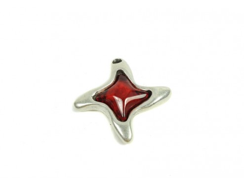 Colgante Zamak baño plata y...