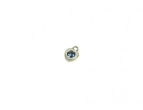 Colgante corazón Zamak baño...