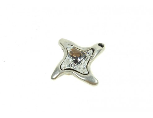 Colgante Zamak baño plata y...