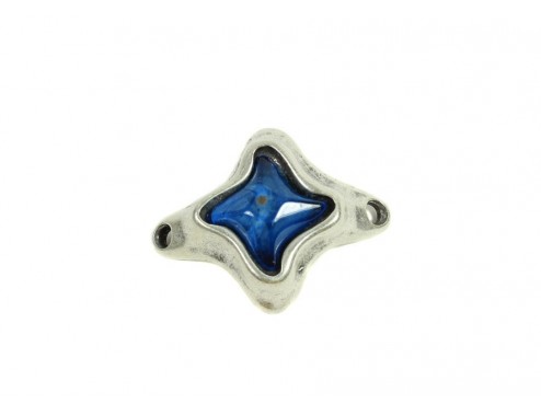 Conector Zamak baño plata...