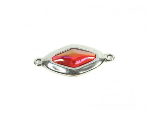 Conector Zamak baño plata y...