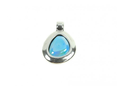 Colgante Zamak baño plata y...