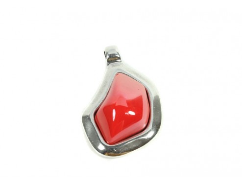 Colgante Zamak baño plata y...