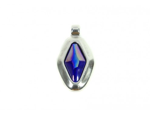 Colgante Zamak baño plata y...