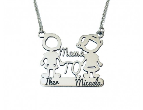 Colgante (Niño Niña mamá...