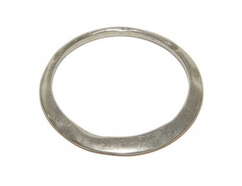 Colgante aro machacado 60mm...