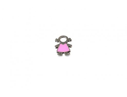 Colgante niña esmaltado...