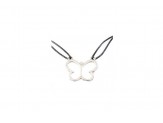 Colgante dos aros mariposa...