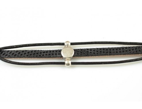 Entrepieza redonda lisa dos...