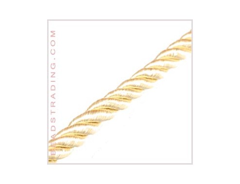 Cordón seda torzada 7mm...