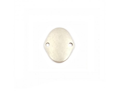 Conector dos aros oval liso...