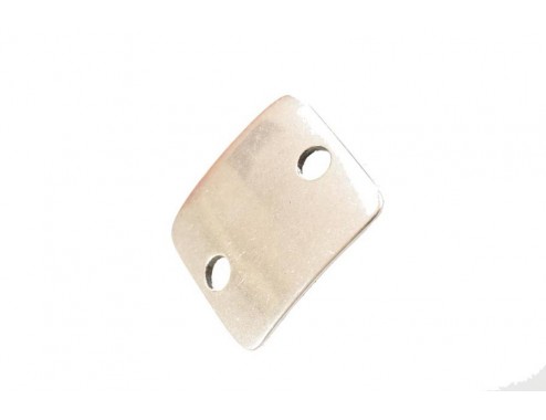 Chapa lisa cuadrada 29x27mm...