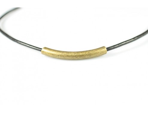 Tubo curvo liso 40mm 2.5mm...