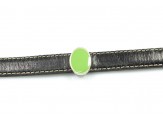 Entrepieza oval 13x2mm verde