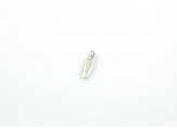 Colgante hoja machacada 19x6mm