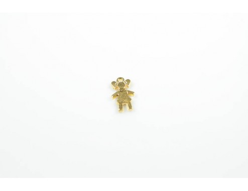 Colgante niña 17mm mini ORO
