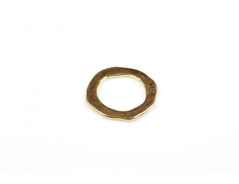 Arandela machacada  40mm ORO