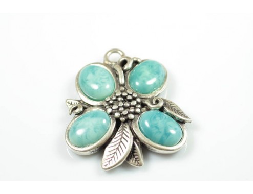 Colgante flor cuatro...